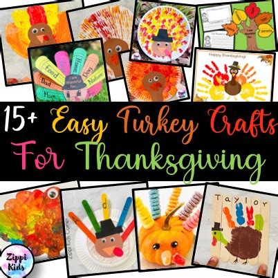 15 Easy Turkey Crafts For Thanksgiving For Preschool Kindergarten Zippi Kids