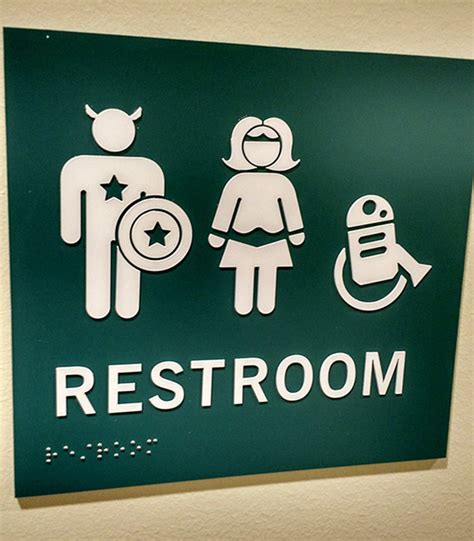 15 Of The Most Unusual Bathroom Signs You Ve Ever Seen Sign Design