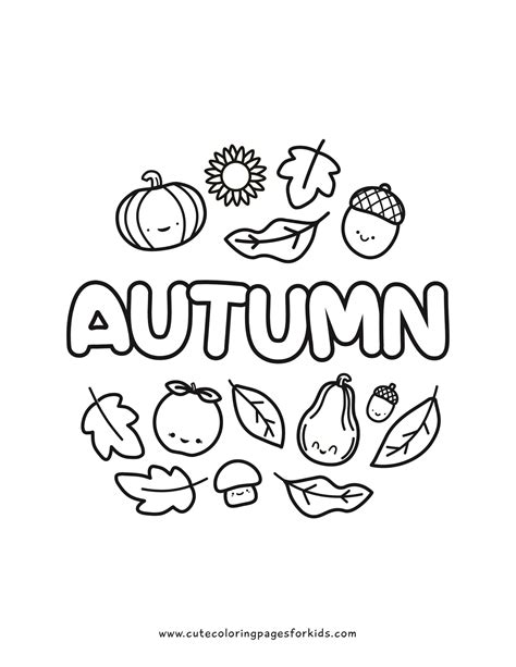 16 Fall Coloring Pages Free Printable Pdf Downloads Cute Coloring