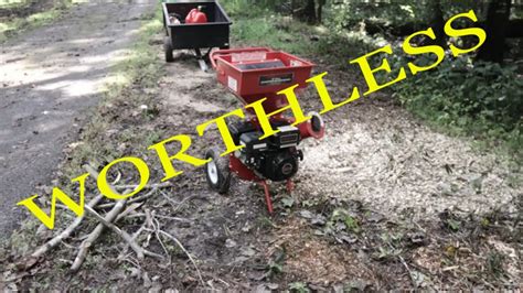 16 Harbor Freight Wood Chipper Review It S The Worst Youtube