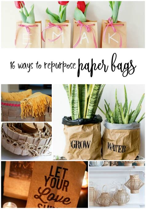 16 Ways To Repurpose Paper Bags Dukes And Duchesses