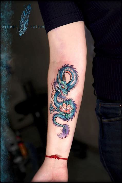 165 Dragon Tattoo Designs For Women 2020 Arms Shoulder Chest