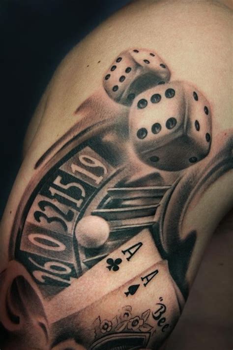 17 Best Gambling Themed Tattoos Images On Pinterest Tattoo Ideas