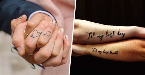 17 Couples Wedding Tattoos That Are Way Cooler Than Traditional Rings