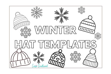 17 Cute Winter Hat Templates And Coloring Pages Cassie Smallwood