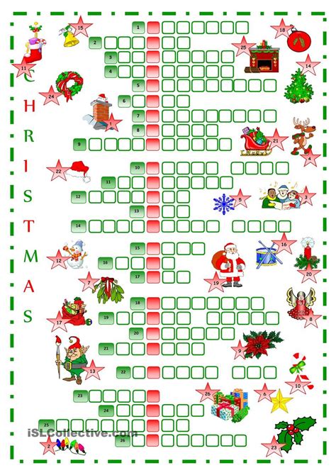 17 Fun Printable Christmas Crossword Puzzles Kitty Baby Love