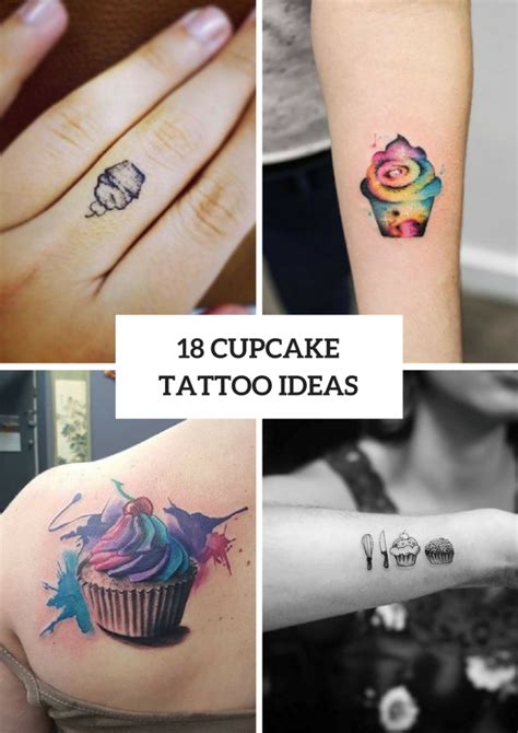 18 Cupcake Tattoo Ideas For Women Styleoholic