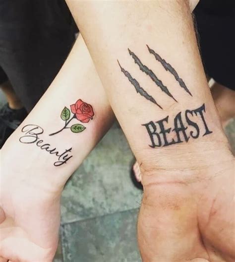 18 Cute Meaningful Matching Couple Tattoos To Express Love Topofstyle