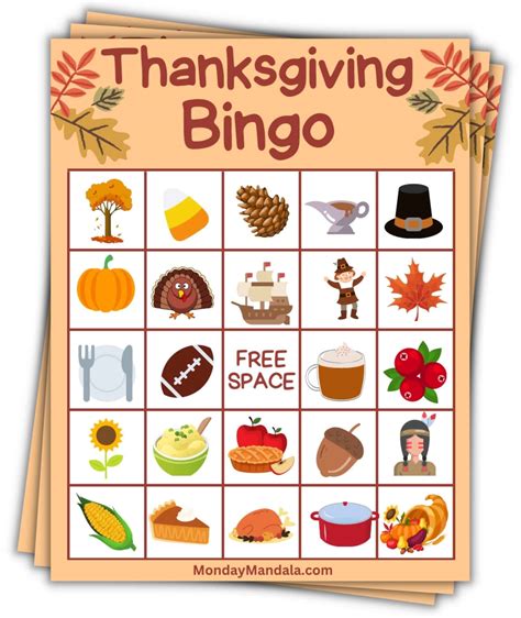 180 Thanksgiving Bingo Cards Free Pdf Printables