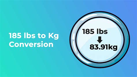 185 Pounds To Kilograms Convert 185 Lbs In Kg Unitchefs