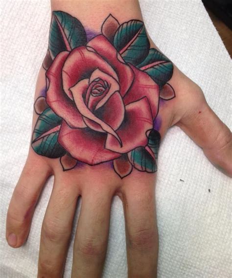 19 Awesome Flower Hand Tattoo Female Image Hd