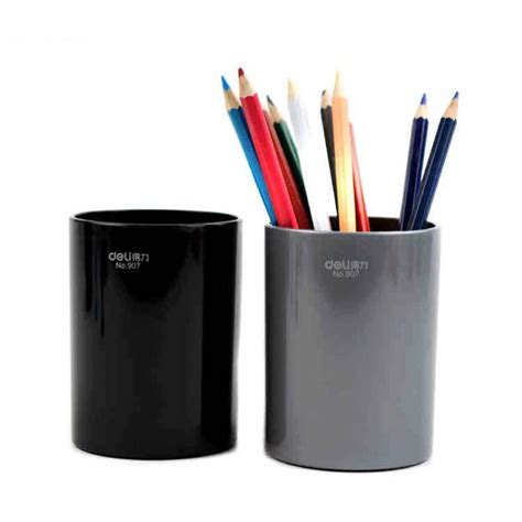 1Pcs Creative Pen Holders For Desk Pen Pot Container Metel Pen Stand Office School Supplies Pen