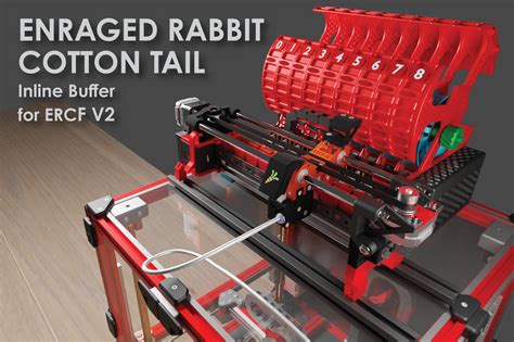 1Pcs Voron Multi Colors Printer Enraged Rabbit Carrot Feeder Ercf Easy