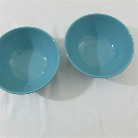 2 Ikea Cereal Bowls Blue 15199 3343415511