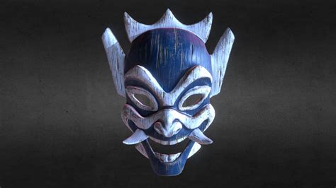 2 Mask Blue Spirit 3D Model By Nuffin B777295 Sketchfab