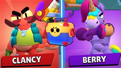 2 Yen Karakter Clancy Ve Berry Mega Kutular D Nd 1 M Lyon Abone Olduk Brawl Stars Brawl