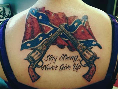 20 Astonishing Confederate Flag Tattoo In The Workplace Image Ideas