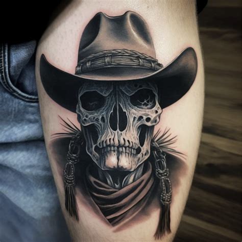 20 Cowboy Skull Tattoo Ideas