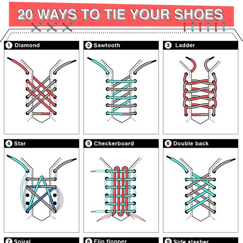 20 Creative Ways To Tie Shoes Journeys