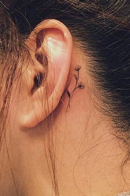 20 Cute Behind The Ear Tattoos For Women In 2024 The Trend Spotter