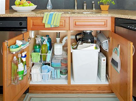 20 Easy Under The Kitchen Sink Organization Ideas