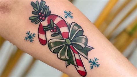 20 Festive Tattoos For Anyone Obsessed With Christmas Cafemom Com