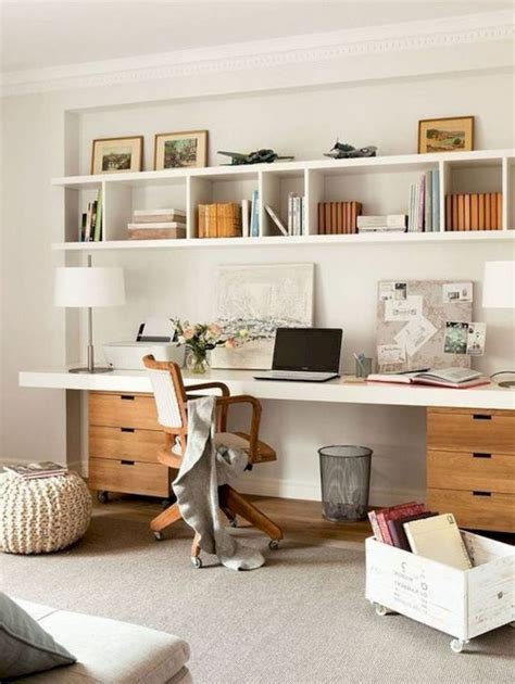 20 Floating Shelves Above Desk Ideas