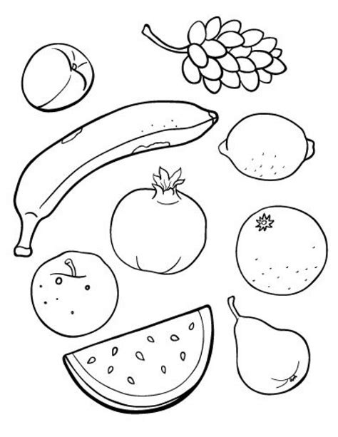 20 Free Printable Fruit Coloring Pages Everfreecoloring Com