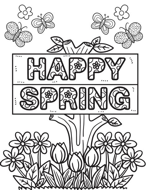 20 Free Spring Coloring Pages For Kids And Adults Prudent Penny Pincher