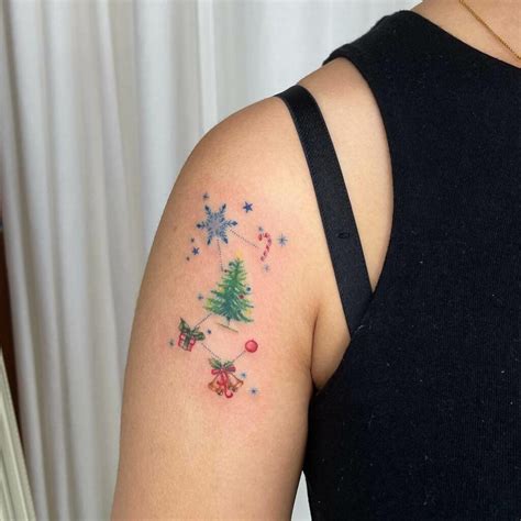 20 Popular Christmas Tattoo Ideas And Designs