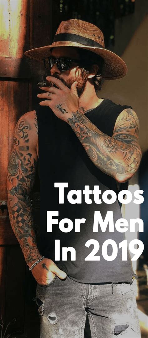 20 Trendy Tattoo Designs For Men To Get Inked In 2019