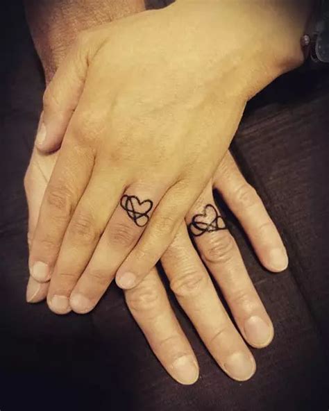 20 Wedding Ring Tattoos For Couples That Convey Their Love Tattoo