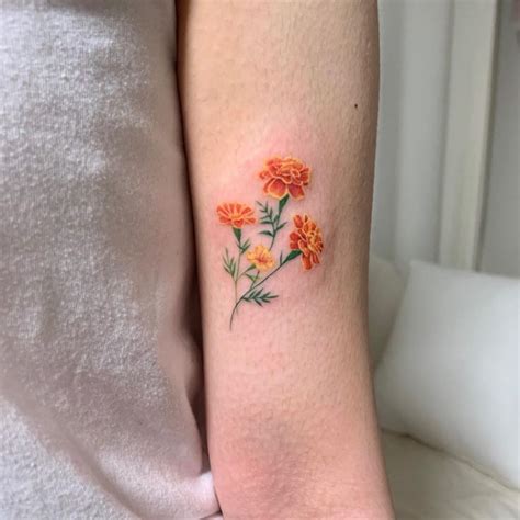 200 Amazing Marigold Tattoo Designs With Meanings And Ideas Body Art