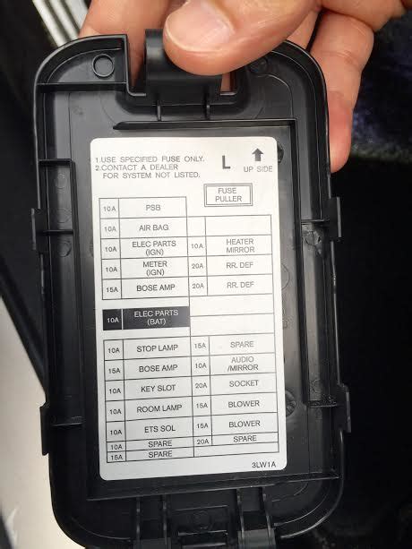 2009 Infiniti G37 Convertible Fuse Box Diagrams