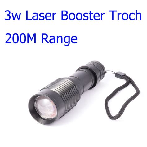 200M Range Laser Ir Flashlight Outdoor Night Hunting Rifle Scope Flashlight 3W Black Ir Laser