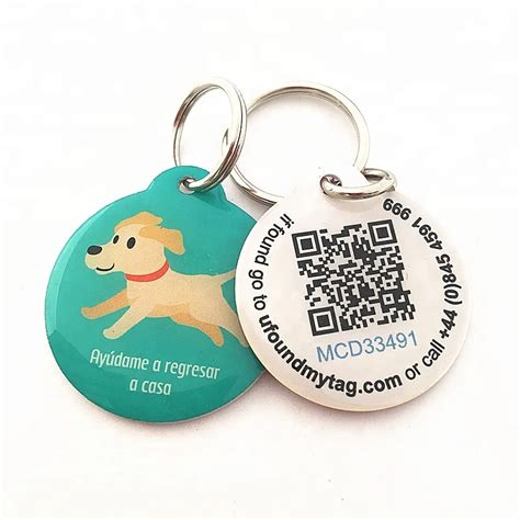 2015 Id Pet Tag Qr For Dog And Cat Buy Id Pet Tag Qr Laser Engraved