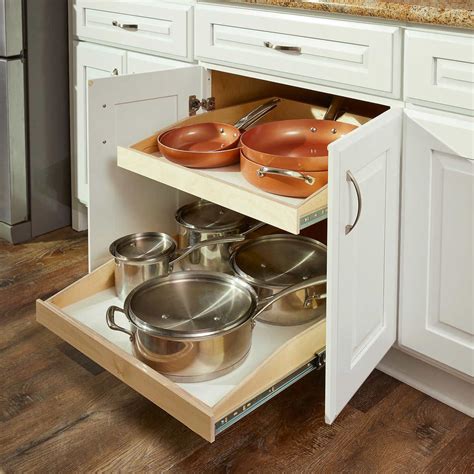 2019 Slide Out Racks For Kitchen Cabinets Kitchen Shelf Display Ideas