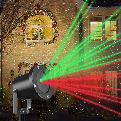 2021 Christmas Laser Light Projector Rotating Led Holiday Laser