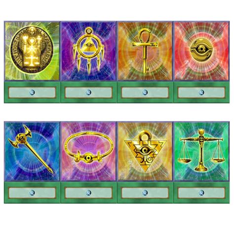 20Pcs Set Yugioh Millennium Items Anime Style Ancient Egyptian Symbol