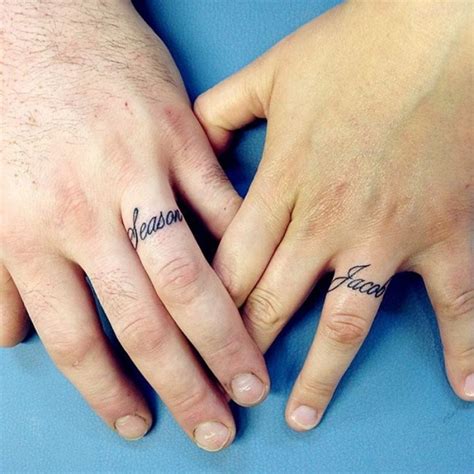 21 Best Wedding Finger Tattoos Designs Image Ideas