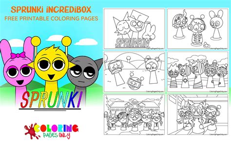 21 Dibujos Para Colorear Sprunki Incredibox Coloringpagesonly Com