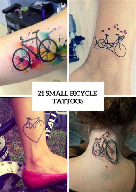 21 Small Bicycle Women Tattoo Ideas To Repeat Styleoholic