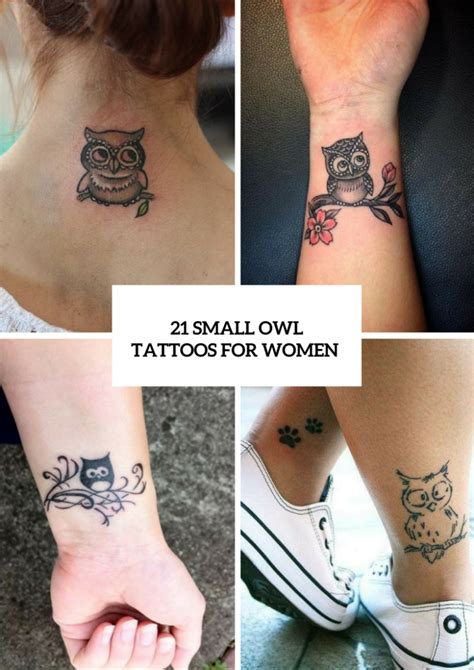 21 Small Owl Tattoo Ideas For Women Styleoholic