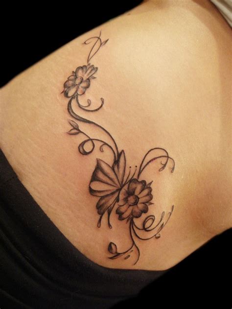 22 Amazing Tribal Flower Tattoos