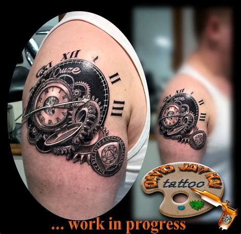 22 Clock Gear Tattoos Ideas Gear Tattoos Clock Gears Tattoo Gears