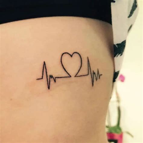 22 Photos Of Inspiring Heartbeat Tattoos