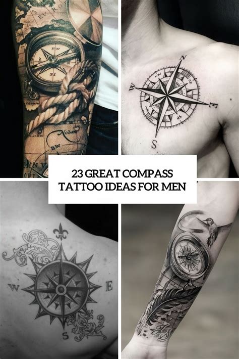 23 Great Compass Tattoo Ideas For Men Styleoholic