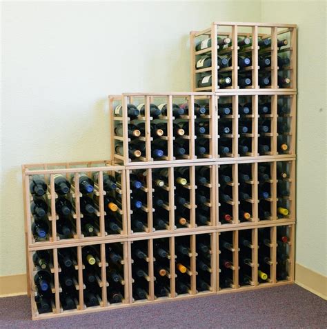 24 Bottle Modular Stackable Wine Rack Stack As Many Sets Together