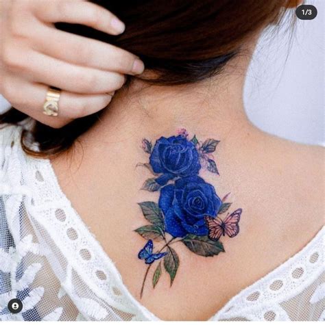 24 Lovely Blue Rose Tattoo Designs Artofit