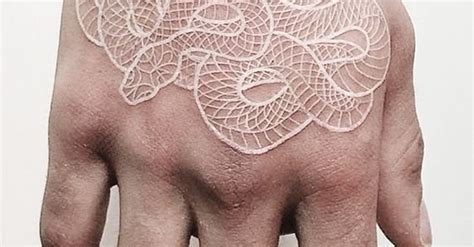 24 White Ink Tattoos That No One In The Office Will Even Notice